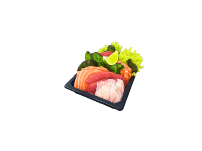 152. Mixed Sashimi 250g  ( Lachs, Thunfish und Wolfbarsch)