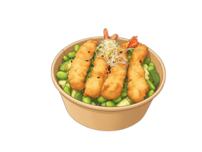 B4. Ebi Tempura Bowl